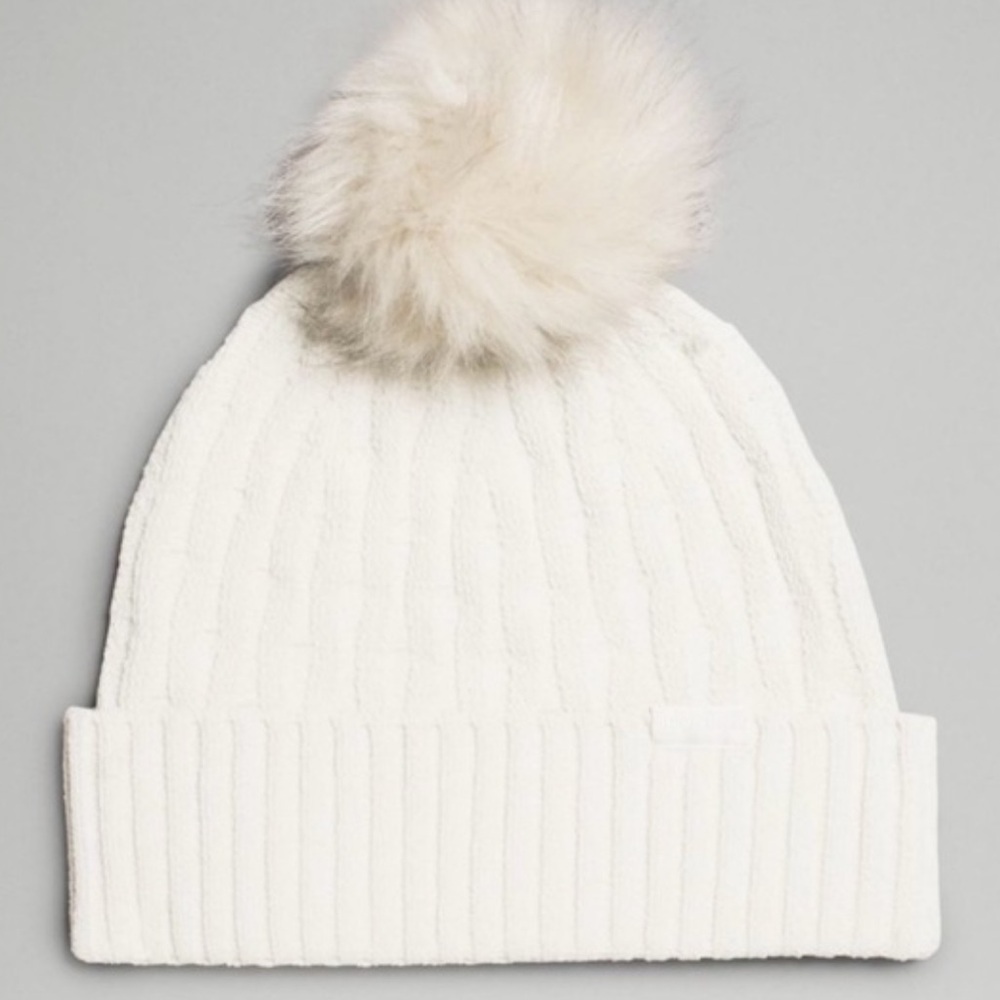 NWT Lululemon Cable Knit Pom Beanie Hat